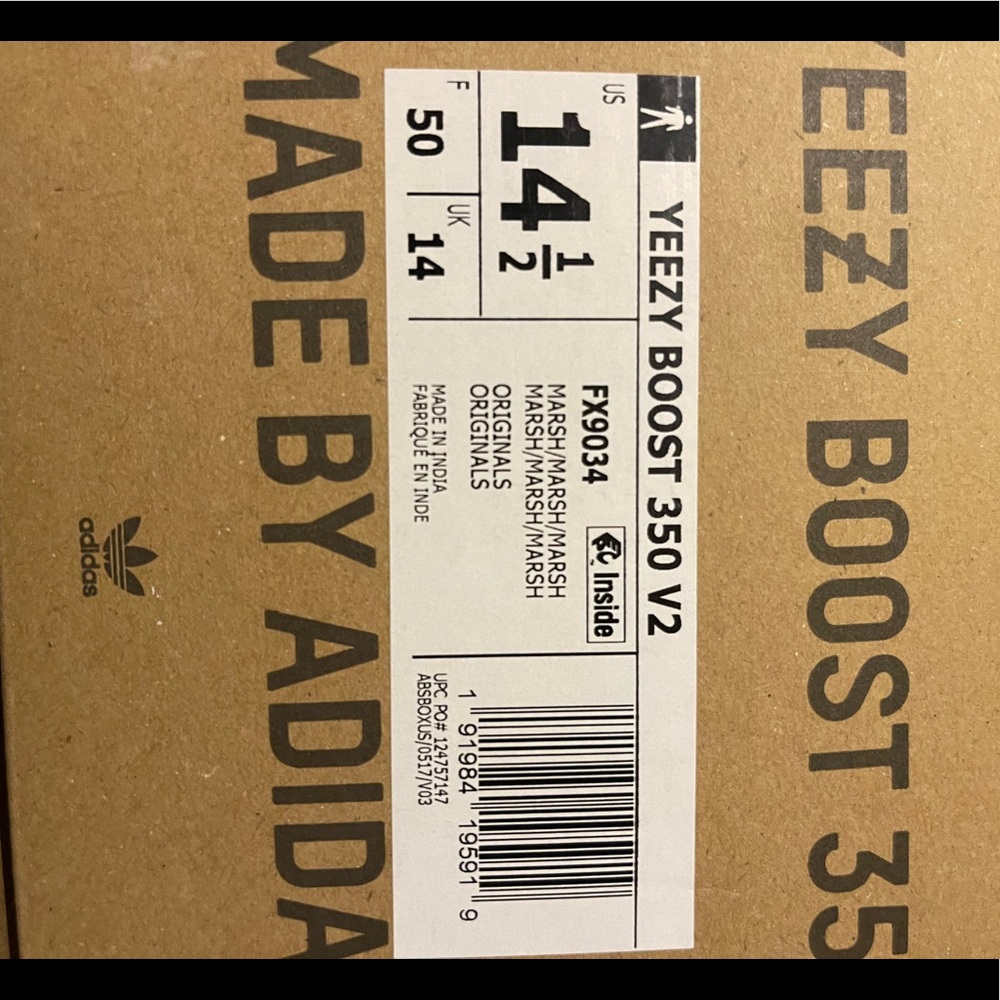 Yeezy 350 size 14.5 marsh new